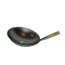 [70012] d13" Deep Iron Wok with Single Handle | 13 寸 单柄深锅